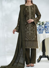 Miraas By VS Textile Embroidered Dhanak 3 Piece Unstitched Suit VS25MDWS D-48